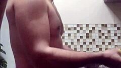 Macho Amateurs Bent Over In Doggystyle Fetish Washing Dishes