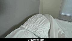 Busty Stepmom Amber Chase Joins The Orgy Boldly