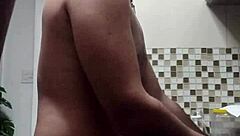 Macho Amateurs Bent Over In Doggystyle Fetish Washing Dishes