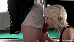 Elegant Cocksucker Swallows Cumshot Moment!