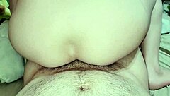 i ride my husband's cock in quick anal session with bdsm vibes