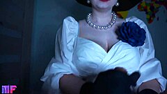 Lady Dimitrescu Cosplay In Resident Evil Village Ranch