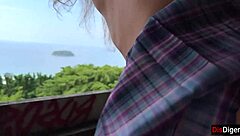 brought stepsister to creepy abandoned house, banged her by the sea view