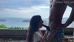 brought stepsister to creepy abandoned house, banged her by the sea view