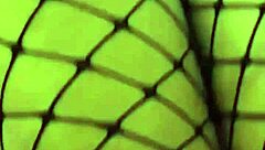 Cumming on brunette's feet