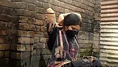 mary redhead bursts with three gifted guys in wild indian romp