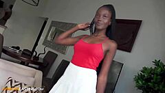 Black Model Bitch Stretched By Bwc In Fake Amateur Audition