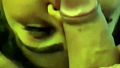 Cumming on brunette's feet
