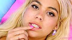 Adorable Blonde Naked Close-Up Photoshoot