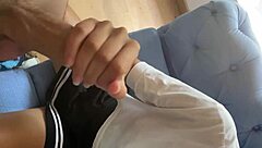 Fucking My Best Friend Dressed as Schoolgirl, Cumming in Her Ass