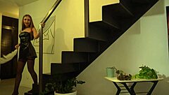 Housekeeper Rides Big Cock In Doggystyle For Creampie