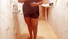 myanmar sexy milf taking shower