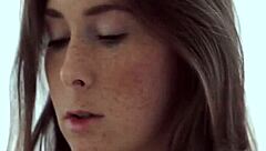 Bold sweet teen 18+ enjoys intensive masturbation toying