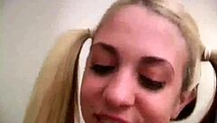 Does this pov blowjob slut blow bubble gum?