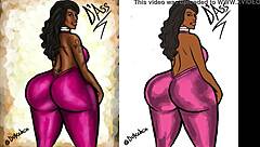 thick booty cherokee d'ass in an erotic illustration