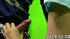 blond 18yo corey jakobs enjoys a fun ride and facial fun