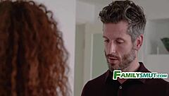 Chocolate Stepdaughter Fucks Uncle In Taboo Scene.