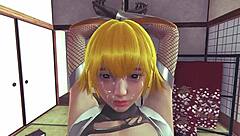 sakura igawa enjoys action taimanin in 3d animation