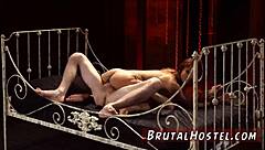 Anal punishment squirt for poor lil Jade Jantzen