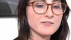 Lia plays with her favorite toy, fingering herself shaved