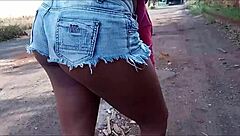 Picked Up A Hot Teen On The Street And Took Her To The Woods For Fun