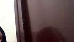 French slave in solo BDSM session today