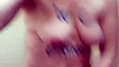 French slave in solo BDSM session today