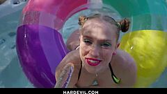 Insane squirts dp & blowjob