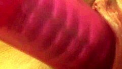 milf masturbates with dildo