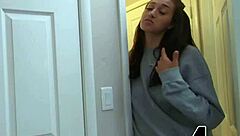 I creampie busty brunette bella