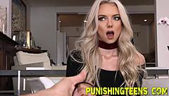 Bound babe gets pounded and deepthroated hard!