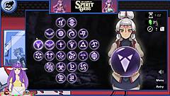 Paya squirts during her spirit orb adventure