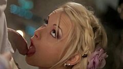 Horny blowjob babe giving it passionately