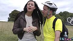 Spunked Stockings Brit Mature Blowjob Facial