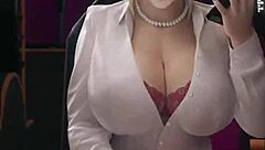 she has big tits and a huge ass to match