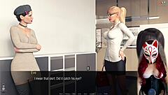 Jessica Oneil shows big tits in see-through lingerie