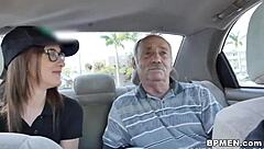 Akira Shell Gets Fucked By Old Guy In Front Of Grandpa!