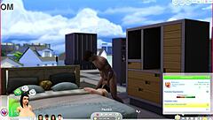 pregnant prostitute gets fucked by her pimp in the ass, so hot! 😍