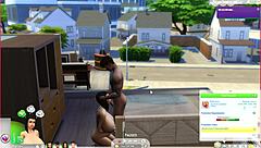 pregnant prostitute gets fucked by her pimp in the ass, so hot! 😍