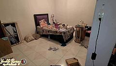 My girlfriend removes makeup, I arrive and fuck her to sleep soundly