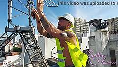 Barbie Anderson Receives Blowjob And Anal From Bricklayer