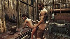 fallout 4 workshop has hot 3d anime scenes 😏