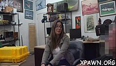 fucking and sucking sloppy in the shop with a skank? rough and amateur