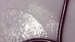 I remove my nylon stockings in the shower