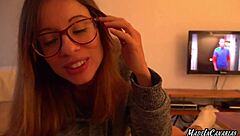 hey, she squirts all over my big cock in homemade video