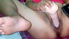 Pornstar Poosoo Shows Off on Webcam Mobile