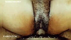 Honey says, 'I can't stop squirting on your big black cock'