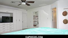 gapingsis - stepsister fucks stepbrother without permission - riley jean