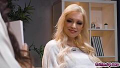 Penny barber makes kenzie taylor scream during lesbian attraction test!