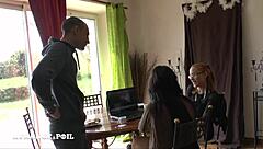 Candice and Lilou Enjoy a Bi Guy with Cum in Mouth